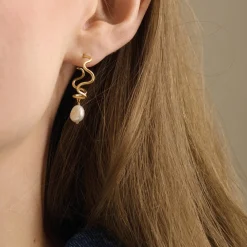 PERNILLE CORYDON Small Bay Earring (guld/sølv)