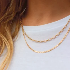 PICO COPENHAGEN Figaro halskæde guld