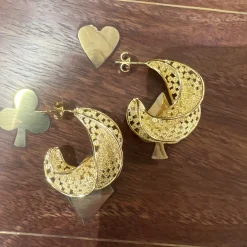 PICO COPENHAGEN Filigran Grande Afrika (guld/sølv)