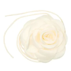 PICO COPENHAGEN Giant Satin Rose String Ivory