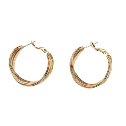 PICO COPENHAGEN Grace Hoop (guld/sølv)