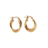 PICO COPENHAGEN Jordyn Hoops (guld/sølv)