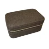 PICO COPENHAGEN Large Jewelry Box Chocolate Denim