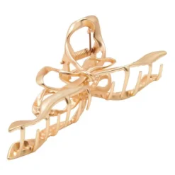 PICO COPENHAGEN Metallic Bow Claw (guld/sølv)