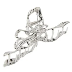 PICO COPENHAGEN Metallic Bow Claw (guld/sølv)