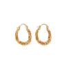 PICO COPENHAGEN Ocean Medium Hoops (guld/sølv)