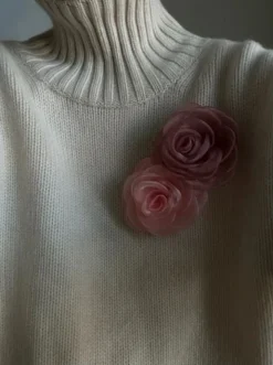 PICO COPENHAGEN Organza Rose String Warm Powder