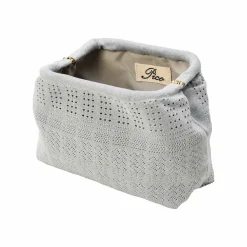 PICO COPENHAGEN Rosalia Clutch Silver Glitter Lace