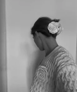 PICO COPENHAGEN Satin Rose Claw Ivory