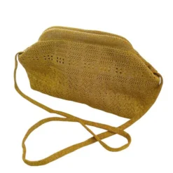 PICO COPENHAGEN Small Rosalia Clutch Gold Lace