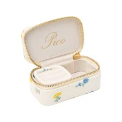 PICO COPENHAGEN Small Trinket Box Ivory Flower