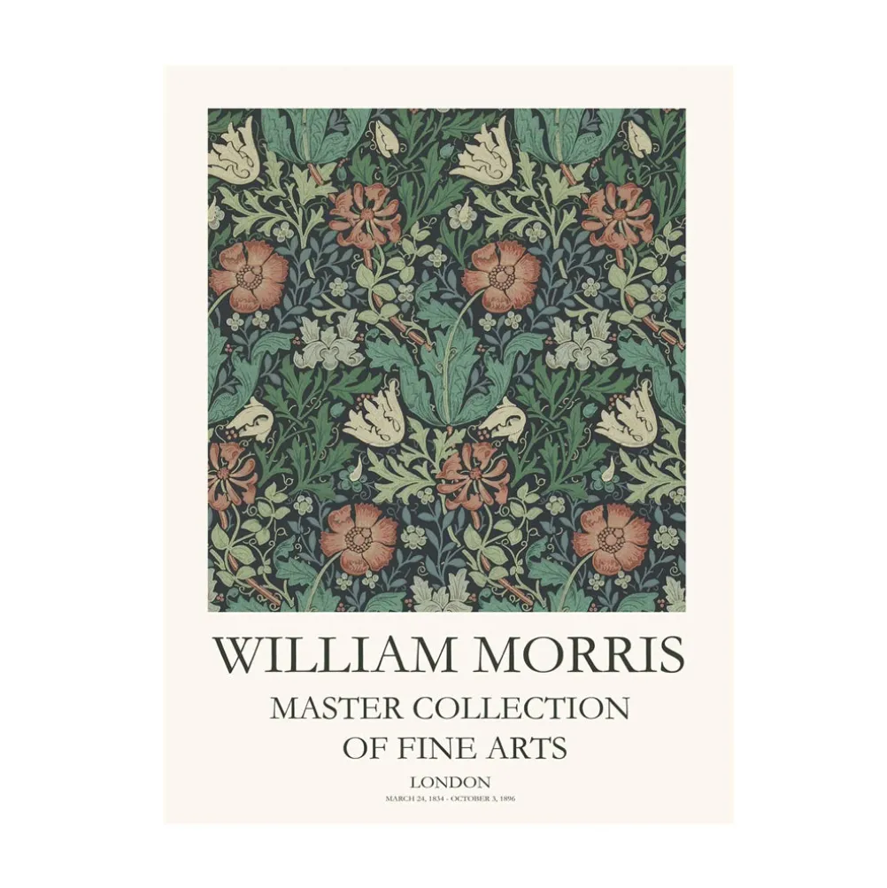 Plakat Fine Arts 2 William Morris 30x40 cm.