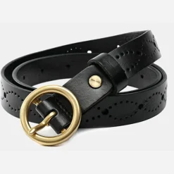 PLISSÉ COPENHAGEN Gaya Belt Black