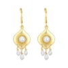 PLISSÉ COPENHAGEN Vivian Earrings Pearl/Gold