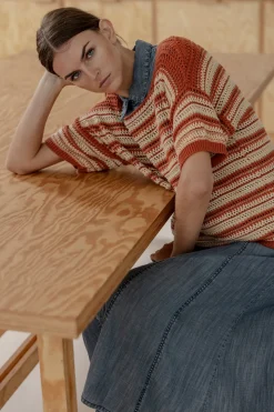 PROJECT AJ117 Aero Knit Burgundy