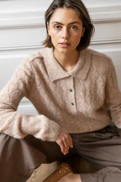 PROJECT AJ117 Clotilde Knit Sand