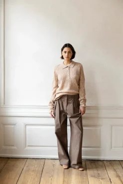 PROJECT AJ117 Clotilde Knit Sand