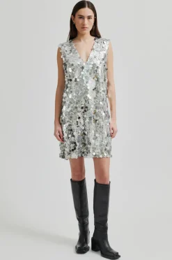 SECOND FEMALE Audra Dress Silver