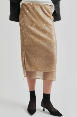 SECOND FEMALE Cebelle Skirt Kelp