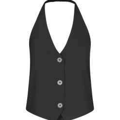 SECOND FEMALE Fique Tailored Waistcoat Sort