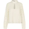 SECOND FEMALE Milina Blouse Coconut Milk