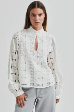 SECOND FEMALE Milina Blouse Coconut Milk