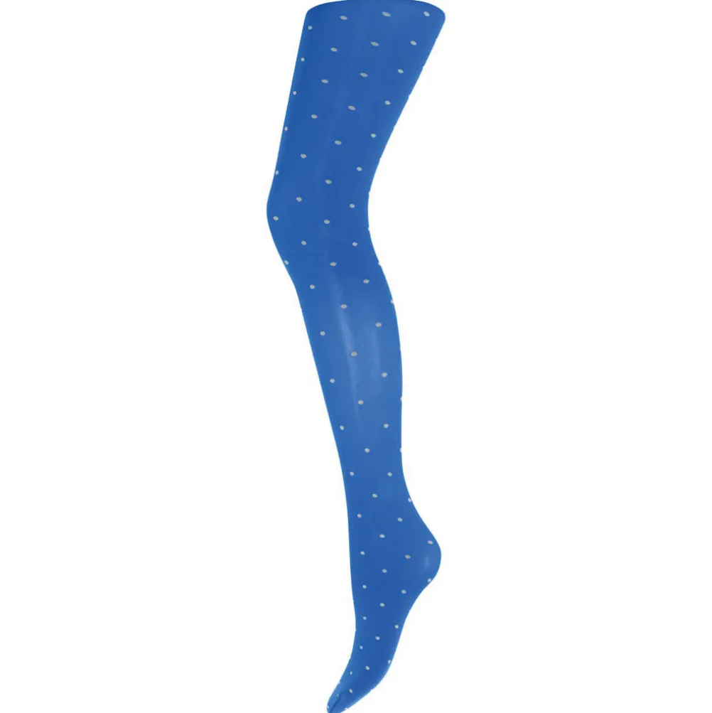 SNEAKY FOX Dot Pantyhose Princess Blue