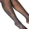 SNEAKY FOX Fay Pantyhose Black Silver