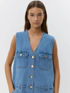 SOFIE SCHNOOR ALBERTINESW S252186 Dress Denim Blue