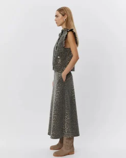 SOFIE SCHNOOR S251428 Fahrasw Vest Light Brown Leopard