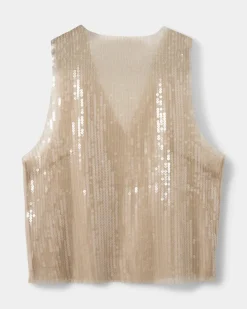 SOFIE SCHNOOR S251260 Viggasw Top Beige