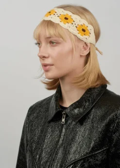 SUI AVA Bohemian Headband Yellow Sunflower