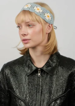 SUI AVA Bohemian Headband White Sunflower