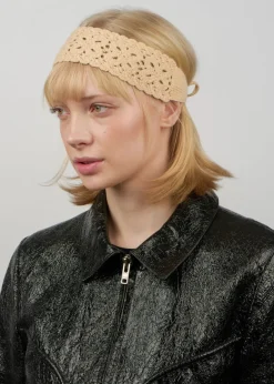 SUI AVA Bohemian Headband Beige
