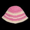 SUI AVA Bohemian Stripe Hat Pink