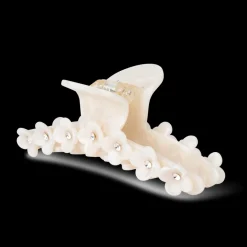 SUI AVA Bright Flower Clip White