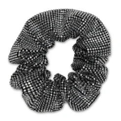 SUI AVA Dancing Scrunchie Crystal White