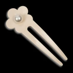 SUI AVA Eva Flower Pearly Clip Off White