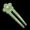 SUI AVA Eva Flower Pearly Clip Green