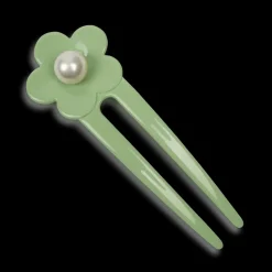 SUI AVA Eva Flower Pearly Clip Green