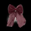 SUI AVA Holly Bow Bordeaux