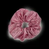 SUI AVA Kelly Crystal Scrunchie Pink