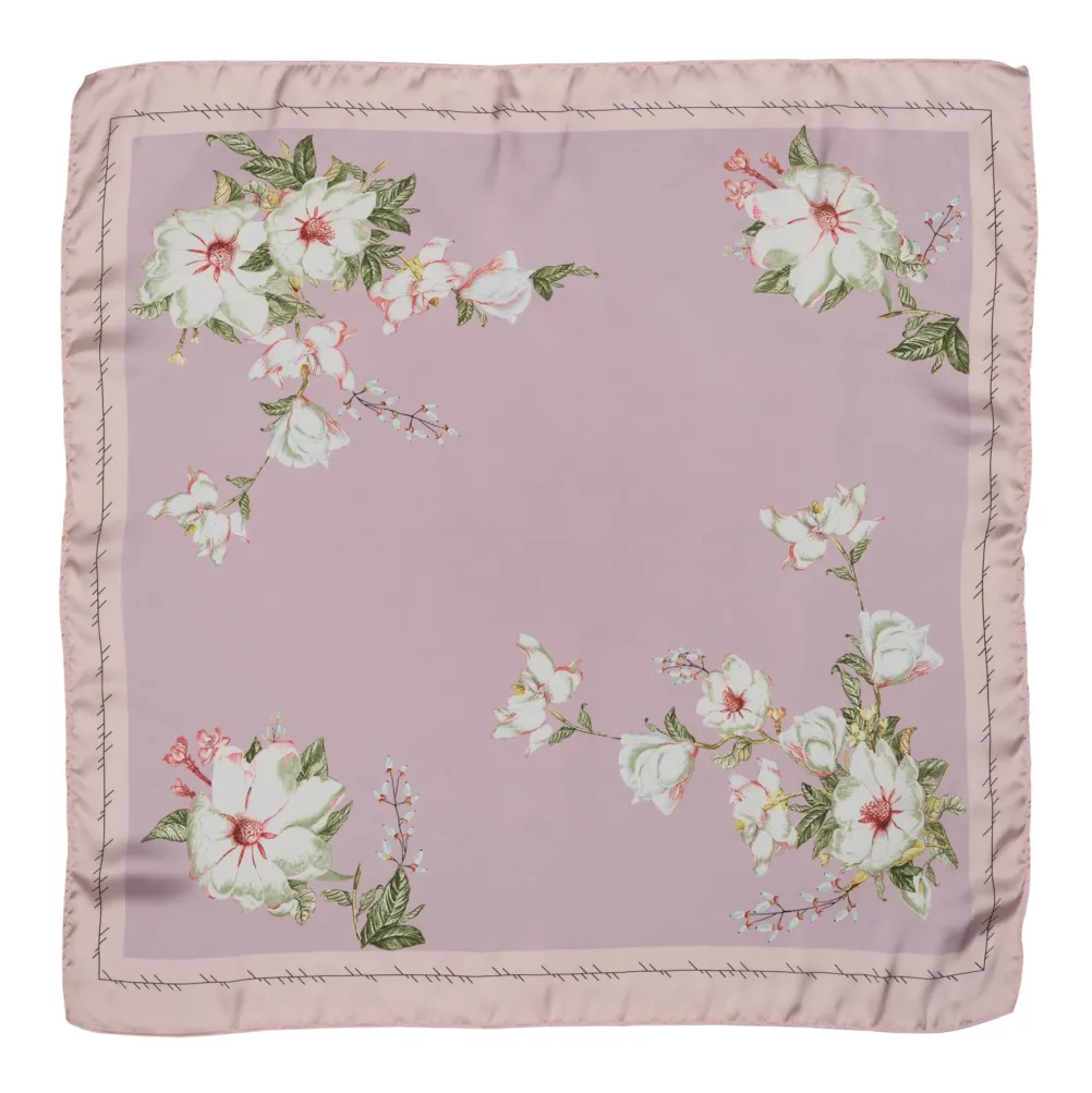 SUI AVA Mari Bloom Scarf Purple/Rose