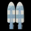SUI AVA Stripe Clips Light Blue